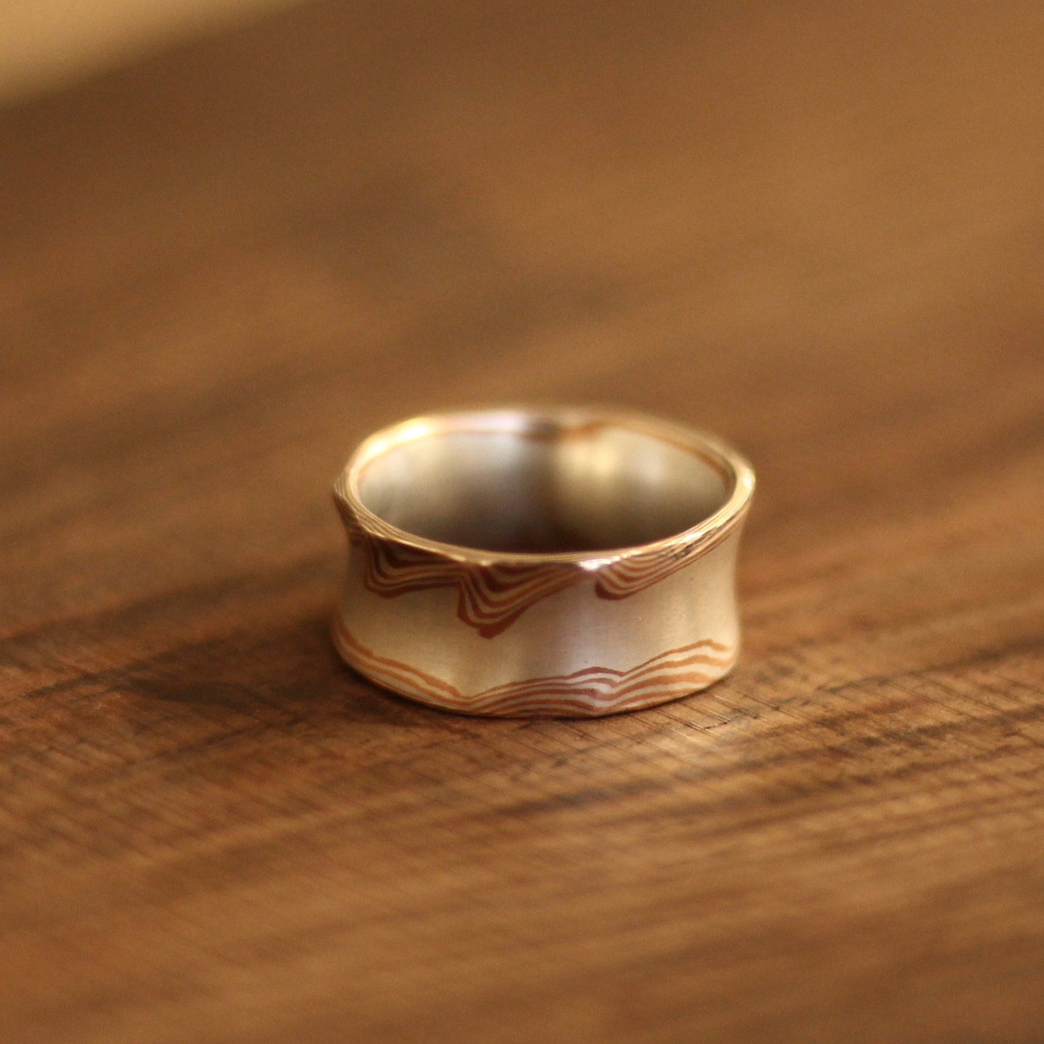 Mokume Gane Ring - Wander